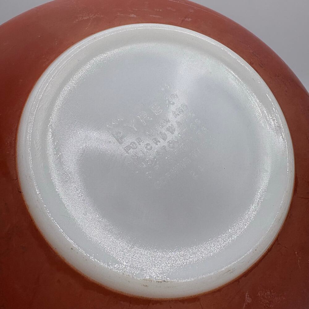 Vintage Pyrex Autumn Harvest Wheat Cinderella Mixing Bowls – Set of 3 - Picture 6 of 8